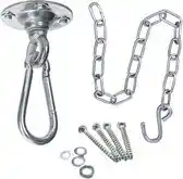 Bol.com Ophanghaak met ketting voor hangstoelen in houten balk - Power Hook | Amazonas aanbieding