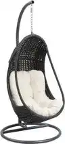 Bol.com Hangstoel Egg Chair Funny Relax Zwart aanbieding