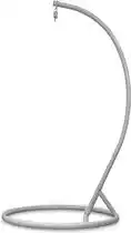 Bol.com Rijoka Frame standaard voor Hangstoel - Draagkracht 120kg - 105x105x190cm - Grijs - Large aanbieding