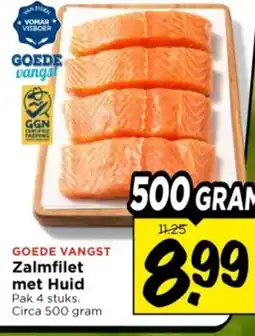 Vomar Voordeelmarkt Goede vangst zalmfilet met huid aanbieding