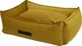 Bol.com Wooff Hondenmand Cocoon Velours - XS - Oker - 60 x 40 cm aanbieding
