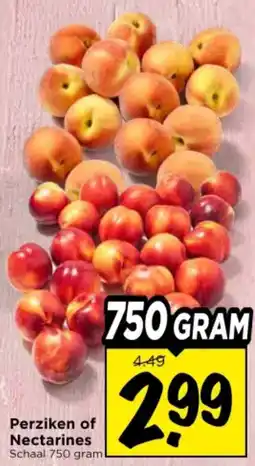 Vomar Voordeelmarkt Perziken of Nectarines aanbieding