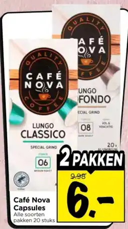 Vomar Voordeelmarkt Café Nova Capsules aanbieding
