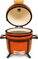 Bol.com Patton Kamado 15 - Tafel model - Keramische barbecue - Premium Oranje - Medium - Compleet - Oranje aanbieding