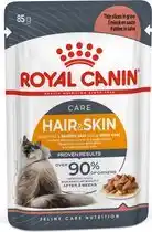 Bol.com Royal Canin Hair & Skin - Katten natvoer - 12x85 g - In Gravy aanbieding