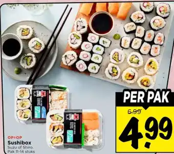 Vomar Voordeelmarkt Sushibox aanbieding
