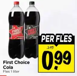 Vomar Voordeelmarkt First Choice Cola aanbieding