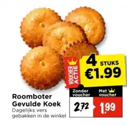 Vomar Voordeelmarkt Roomboter Gevulde Koek aanbieding
