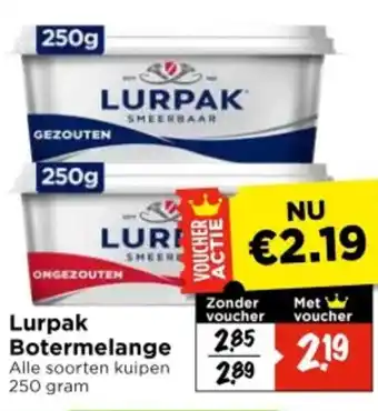 Vomar Voordeelmarkt Lurpak Botermelange aanbieding