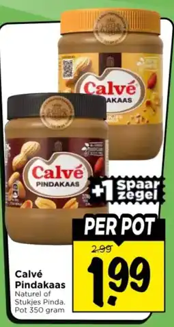 Vomar Voordeelmarkt Calvé Pindakaas aanbieding