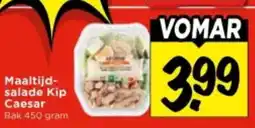 Vomar Voordeelmarkt Maaltijd- salade Kip Caesar aanbieding
