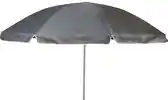 Bol.com Bo-Camp - Parasol - Met knikarm - Ø 165 cm - Grijs aanbieding