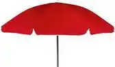 Bol.com Bo-Camp - Parasol - Met Knikarm - Ø 165 cm - Rood aanbieding