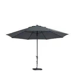 Bol.com Madison parasol Timor - Rond - 400cm - Taupe aanbieding