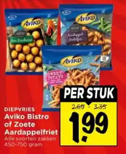 Vomar Voordeelmarkt Aviko Bistro of Zoete Aardappelfriet aanbieding
