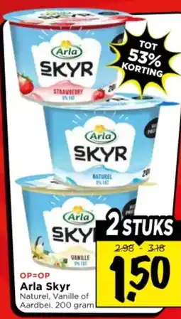 Vomar Voordeelmarkt Arla Skyr aanbieding