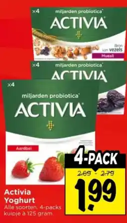 Vomar Voordeelmarkt Activia Yoghurt aanbieding