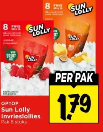 Vomar Voordeelmarkt Sun Lolly Invrieslollies aanbieding