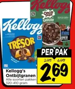 Vomar Voordeelmarkt Kellogg's Ontbijtgranen aanbieding