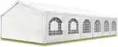 Bol.com Hoogwaardige Partytent 5x12 m van PE 450 N zeil tuintent feesttent waterdicht in Wit aanbieding