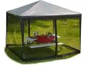 Bol.com muskietennet voor 3 x 3 m partytent - 2 zijkanten - met ritssluiting - klittenband - 12 m XL aanbieding
