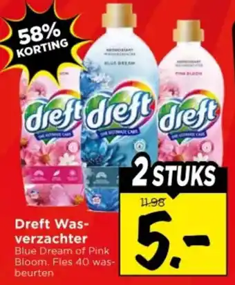 Vomar Voordeelmarkt Dreft Was- verzachter aanbieding