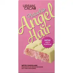 Albert Heijn Urban Cacao Angelhair knettersuiker witte chocolade aanbieding