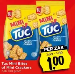 Vomar Voordeelmarkt Tuc Mini Bites of Mini Crackers aanbieding
