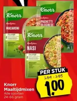 Vomar Voordeelmarkt Knorr Maaltijdmixen aanbieding