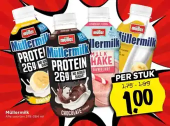 Vomar Voordeelmarkt Müllermilk aanbieding