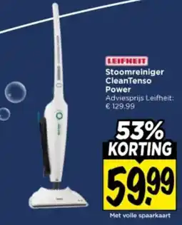 Vomar Voordeelmarkt Stoomreiniger CleanTenso Power aanbieding