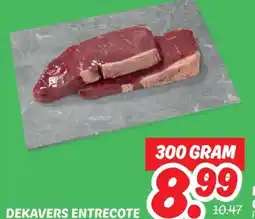 Dekamarkt DEKAVERS ENTRECOTE aanbieding