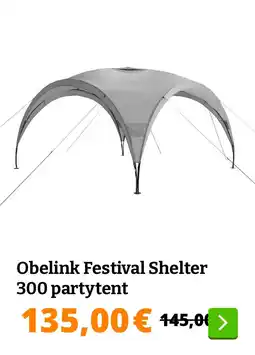 Obelink Obelink Festival Shelter 300 partytent aanbieding