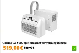 Obelink Obelink CA-5000 split airco met verwarmingsfunctie aanbieding