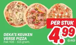 Dekamarkt DEKA'S KEUKEN VERSE PIZZA aanbieding