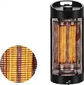 Bol.com MaxxGarden Terrasverwarmer - Elektrische Terrasverwarming - Roterend - Tafelmodel - 1200W aanbieding