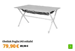 Obelink Obelink Puglia 140 roltafel aanbieding