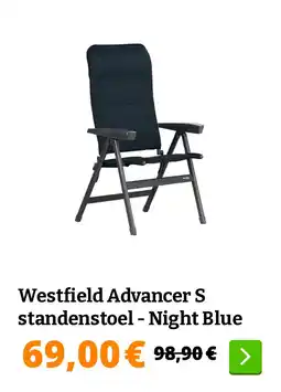 Obelink Westfield Advancer S standenstoel - Night Blue aanbieding