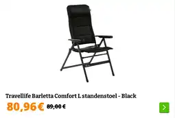 Obelink Travellife Barletta Comfort L standenstoel - Black aanbieding