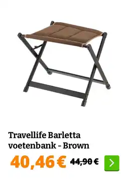 Obelink Travellife Barletta voetenbank - Brown aanbieding