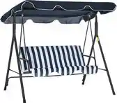 Bol.com Outsunny - Schommelbank - weerbestendig - antislip - stabiel aanbieding
