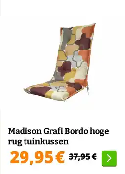 Obelink Madison Grafi Bordo hoge rug tuinkussen aanbieding