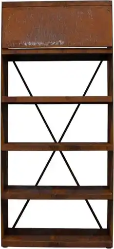 Bol.com OFYR Wood Storage 100 - Ofyr - Staal - Bruin aanbieding