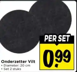 Vomar Voordeelmarkt Onderzetter Vilt aanbieding