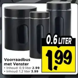 Vomar Voordeelmarkt Voorraadbus met Venster aanbieding