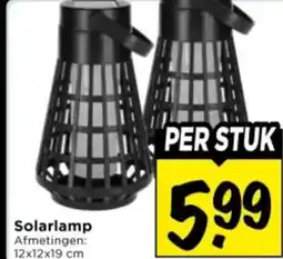 Vomar Voordeelmarkt Solarlamp aanbieding