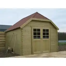 Bol.com Solid tuinhuis 'Limerick' geïmpregneerd hout 10 m² aanbieding