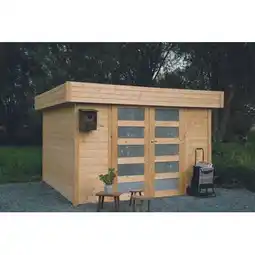 Bol.com Tuinhuis Odense - 7.64 m² - 3.02 x 3.02 x 2.19 m - 28 mm aanbieding