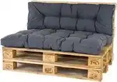 Bol.com Hartman Palletkussen Casual Sealgrey - 120 x 80cm aanbieding
