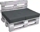 Bol.com Beautissu Elements – Palletkussen 120x80cm - Zitkussen Antraciet in Matraskussen Kwaliteit aanbieding